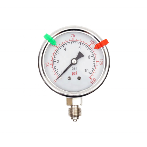 High Accuracy Stainless Steel Diaphragm Seal Pressure Gauge OEM Customizable Industrial Production Gas Pressure Meter