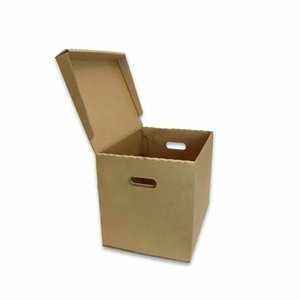 Caja de archivo marrón de 41x33x31 cm con tapa autoadhesiva - Product Image 2