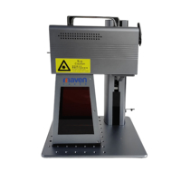 Mesin Penanda Laser Serat CNC Presisi Tinggi Baru 2W untuk Suku Cadang Otomotif, Perangkat Medis, Kemasan, Mendukung Format DXF PLT BMP AI