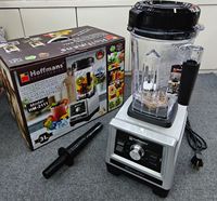 Hoffmans HM-2111 4800W Pengolah Makanan Tugas Berat 3L Wadah PC Kontrol Mekanis Blender Kecepatan Tinggi Motor Tembaga