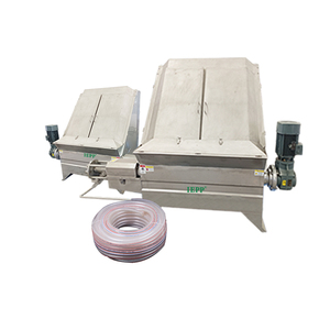Baja tahan karat otomatis condong <span class=keywords><strong>Drum</strong></span> putar pemisah cairan Solid layar halus untuk pengolahan air - Product Image 6
