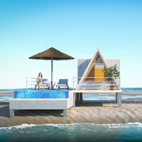 2024 plans de maison à ossature Maison mobile préfabriquée de haute qualité encadrement en acier léger maison bungalow design en bois hôtel de villégiature