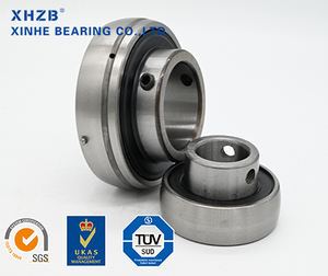 หมอนบล็อก UCP205สำหรับงานหนักที่ใส่เหล็กโครเมี่ยมแบริ่งพร้อมการหล่อลื่นจาระบีการปิดผนึกด้านบน - Product Image 1