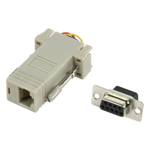 อะแดปเตอร์ D-Sub 9 พิน ตัวเมีย เป็น Rj45 8P8C ตัวเมีย สำหรับการสื่อสารแบบอนุกรม - Product Image 1