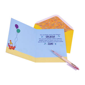 <span class=keywords><strong>Carte</strong></span> de vœux faite main de <span class=keywords><strong>puzzle</strong></span> <span class=keywords><strong>d</strong></span>'<span class=keywords><strong>anniversaire</strong></span> personnalisé WINPSHENG nouveau design - Product Image 3