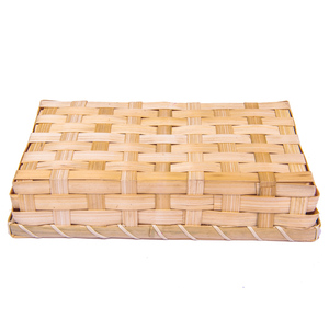 Huangtu — mini coffrets cadeaux carrés OEM, en bambou, pour rangement des aliments, fait à la main, - Product Image 6