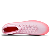 Chaussures de football personnalisées avec logo d'usine, crampons antidérapants longs et crampons en caoutchouc cassés