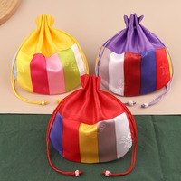 Pochette personnalisée de style coréen en forme de demi-lune, sac cadeau, sac à bonbons de mariage
