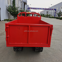 Véhicule de transport chenillé à bas prix et grande capacité pour la construction en béton, avec moteur de pompe 400 kg, facile à utiliser, faible coût
