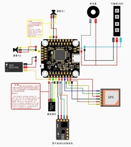Combo de Controlador de Vuelo F722 V3 FC + ESC 4 en 1 para Dron FPV - Product Image 6