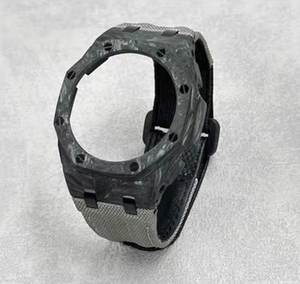 Estuche de fibra de carbono de roble de granja con correa de lona de nailon transpirable Hebilla de acero inoxidable de tamaño de 22mm para estilo C GA2100/GAB2100 - Product Image 6