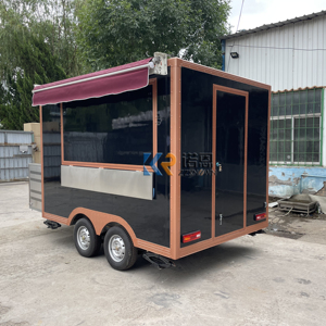 Chariot de nourriture mobile entièrement équipé Scooter Café Bière Bar Remorque mobile Camion de nourriture de crème glacée - Product Image 5