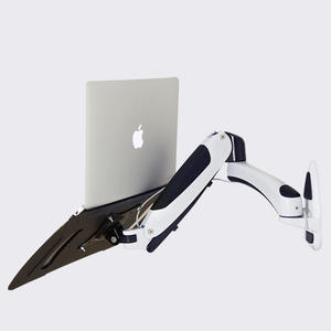 Notebook Bracket Stand Riser Cinza Metal Ajustável (altura) Alumínio Stock 10 "-15.6" GM112W-D - Product Image 2