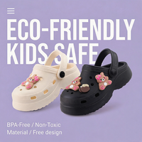 Sabots écologiques OLICOM pour enfants, chaussures de jardin légères, sandales respirantes, semelle épaisse, chaussures de plage et d'eau pour enfants
