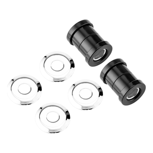 Barre stabilisatrice noir guidon Riser douille en uréthane pour moto Softail - Product Image 6