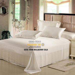 Juego de cama de funda nórdica de seda de morera 100% más vendido, calidad confiable, 4 Uds., tamaños King y Queen 19 22 25mm para Home <span class=keywords><strong>Hotel</strong></span> - Product Image 2