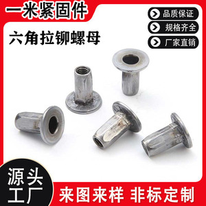 Tuercas Remachables Planas de Un Metro M4-M16 de Acero al Carbono Grado A, Estándar Automotriz GBT 889.1-2015 - Product Image 5