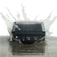 Mini PC Industrial sin Ventilador para Automatización, CPU Intel, DDR4, SSD, Doble LAN, Amplio Rango de Temperatura, Funcionamiento 24/7, HD