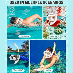 Nouveaux masques de plongée sous-marine pour adultes Masque de plongée sans cadre pour plongée en apnée - Product Image 3