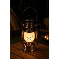Lanterne LED rechargeable JD-L244, lampe de camping Hurricane, gradation progressive, deux modes d'éclairage, étanche IP44, décoration de tente extérieure