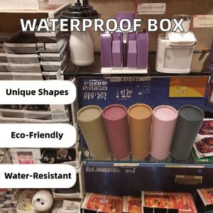 Caja de Embalaje Redonda de Cartón Resistente al Agua para Botellas, Disponible en Stock, con Recubrimiento UV para la Presentación del Producto - Product Image 2