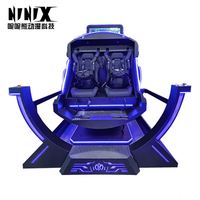 Simulador de Movimiento VR 9D de Dos Asientos, Máquina de Cine de Realidad Virtual, Silla Tipo Huevo de 360 Grados, Equipo de Juego de Entretenimiento, Experiencia VR