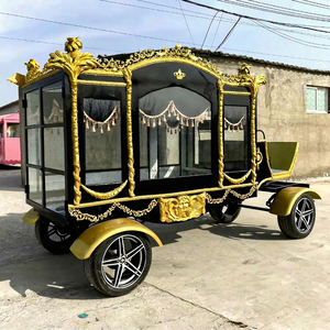 Voiture funéraire électrique de luxe de haute qualité Zhenda, style rétro, pour transport spécial, en vente - Product Image 1
