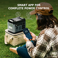 Station d'alimentation portable OUKITEL P2001E Pro, puissance de sortie 3200W, 2048Wh LiFePO4, alimentation de secours pour la famille, le camping en plein air, alimentation mobile
