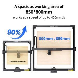 Hot Bán Atomstack A70 X70 Max 78W/35W Xách Tay 3D DIY 850*800Mm Máy Khắc Laser Cắt Cho Kim Loại Thủy Tinh Đồ Trang Sức Pha Lê - Product Image 5