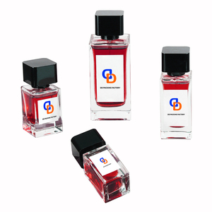 Sang trọng tùy chỉnh-thực hiện 30ml 50ml nước hoa trong suốt chai Gỗ hạt gỗ nắp hình vuông cho các loại tinh dầu Huile De Parfum - Product Image 4