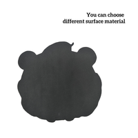 Tapis de souris mignon à l'effigie d'anime, base en caoutchouc antidérapante, durable, forme irrégulière personnalisée, petit, bord lisse, résistant à l'eau, pour ordinateur portable et bureau