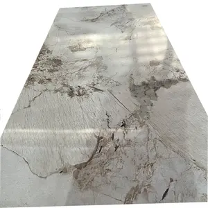 1220*2440mm High Glossy Waterproof 3d Uv Marble Sheets Pvc Marble Wall Panel Plastic