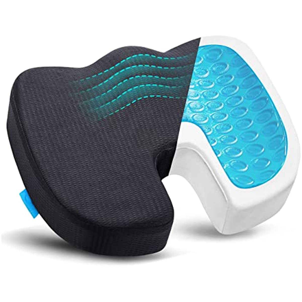 Fábrica Direct Comfort Car Cadeira Almofada De Espuma De Memória Gel Almofada Do Assento para Tailbone Ciatica Pain Relief e Back Support