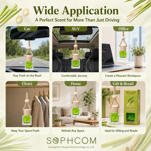 <span class=keywords><strong>Mini</strong></span> diffuseur de parfum pour voiture 8ml, flacon en verre avec bouchon en bois, <span class=keywords><strong>d</strong></span>ésodorisant suspendu pour voiture, diffuseur <span class=keywords><strong>d</strong></span>'huiles essentielles portable pour voiture, maison, bureau - Product Image 4