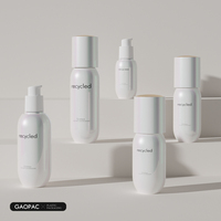 Ensemble d'emballages cosmétiques en plastique PETG de luxe 50/90/100/120/150 ml, flacon d'huile essentielle pour le visage, flacon de lotion cosmétique avec pompe à pression, OEM/ODM