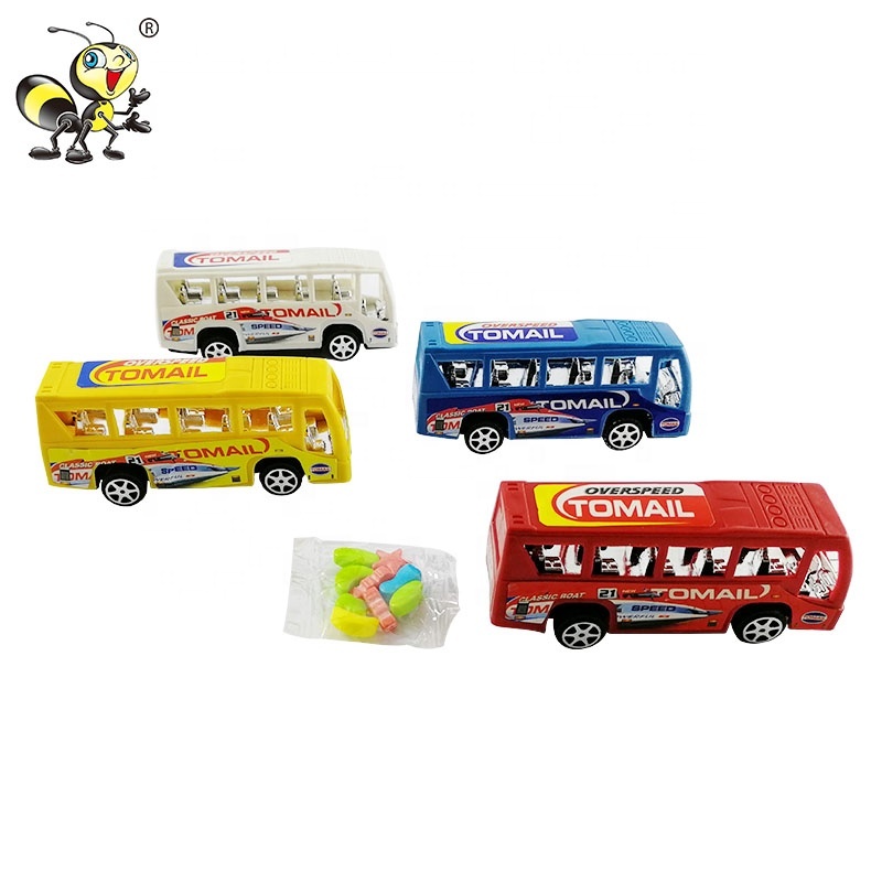Bas Prix En Gros En Plastique De Survitesse Tomail Bus Voiture Jouet Bonbons