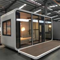 Maison préfabriquée de haute qualité, capsule spatiale, cabine, hôtel, conteneur, mini-maison, pod de couchage, maison mobile de luxe préfabriquée pour l'extérieur