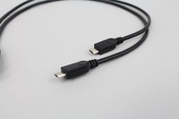 Câble de charge de données répartiteur Micro USB court de 30cm Câble de charge Android 2 en 1 USB vers 2 * MICRO USB