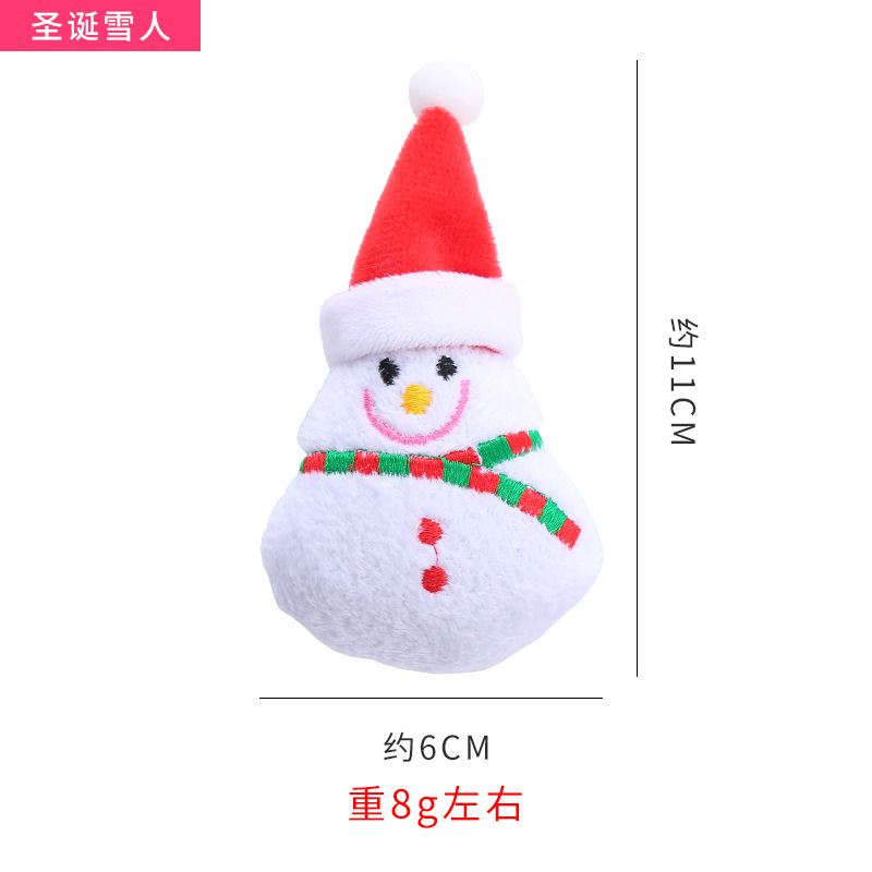 White Christmas snowman
