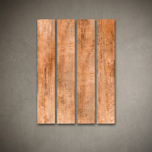 Azulejo de Porcelana con Textura de Madera Natural Axisdot Terra Copper de 200*1200 mm, con Acabado Mate y Superficie con Efecto de Madera Marrón Rústico - Product Image 2