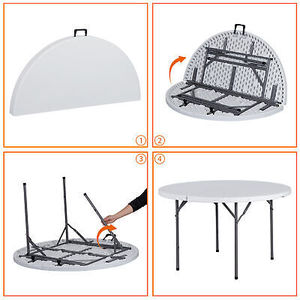 Mesa Redonda Plegable para Exteriores y Eventos, Portátil y Fácil de Transportar, Precio al por Mayor - Product Image 6