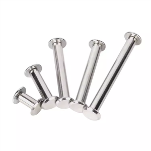 Custom Chicago Schroef Aluminium M2 * 4Mm 5Mm 8Mm Lederen Riemklinknagel Bindend Koper Mannetje Aan Vrouwelijke Chicago Schroeven - Product Image 1