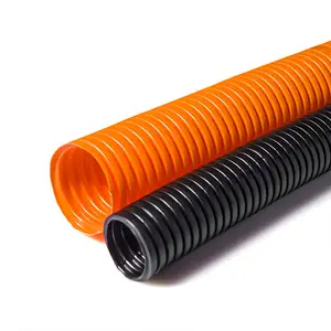Personalizar Black Color Factory Wholesale Price Plástico pvc sucção mangueira/plástico tubos ondulados preços
