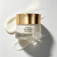 Crème pour les yeux au collagène et aux peptides OEM ODM 7 minutes, anti-rides, élimine les cernes et les poches, raffermit la peau