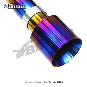 Système d'échappement BOSKA Valvetronic Catback pour FT86/GT86/GR86/86/Scion FR-S 2.0L 2012-2024, silencieux en titane - Product Image 4