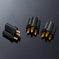 Connecteur d'alimentation en cuivre C5, broche mâle/femelle, type queue de prune, queue de Mickey, queue en forme de huit, 10A 12V