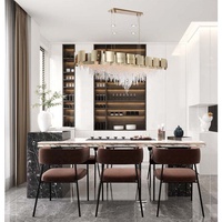 Lámpara de Techo LED Moderna de Cristal de Lujo para Decoración Moderna de Alta Calidad para Restaurantes, Hoteles, Comedores y Salas de Estar