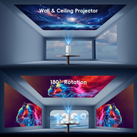 Nouveau projecteur de cinéma maison LCD ultra-compact HY300 720P haute définition transfrontalier, portable, mini, Android 11 pour usage domestique