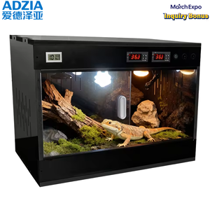 Terrarium rectangulaire thermostatique en PVC ADZIA pour la reproduction de <span class=keywords><strong>reptiles</strong></span>, amphibiens, dragons barbus, tortues, geckos, serpents - Product Image 1