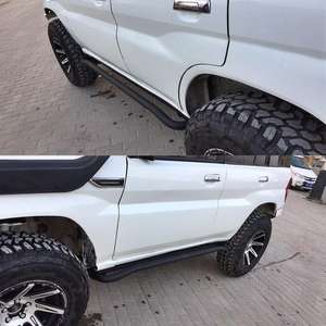 Estribo Lateral de Acero para <span class=keywords><strong>Mitsubishi</strong></span> IO SUV4x4 para Land Cruiser 200 con Estilo Deportivo, Fijación con Tornillos Izquierdo/Derecho - Product Image 1